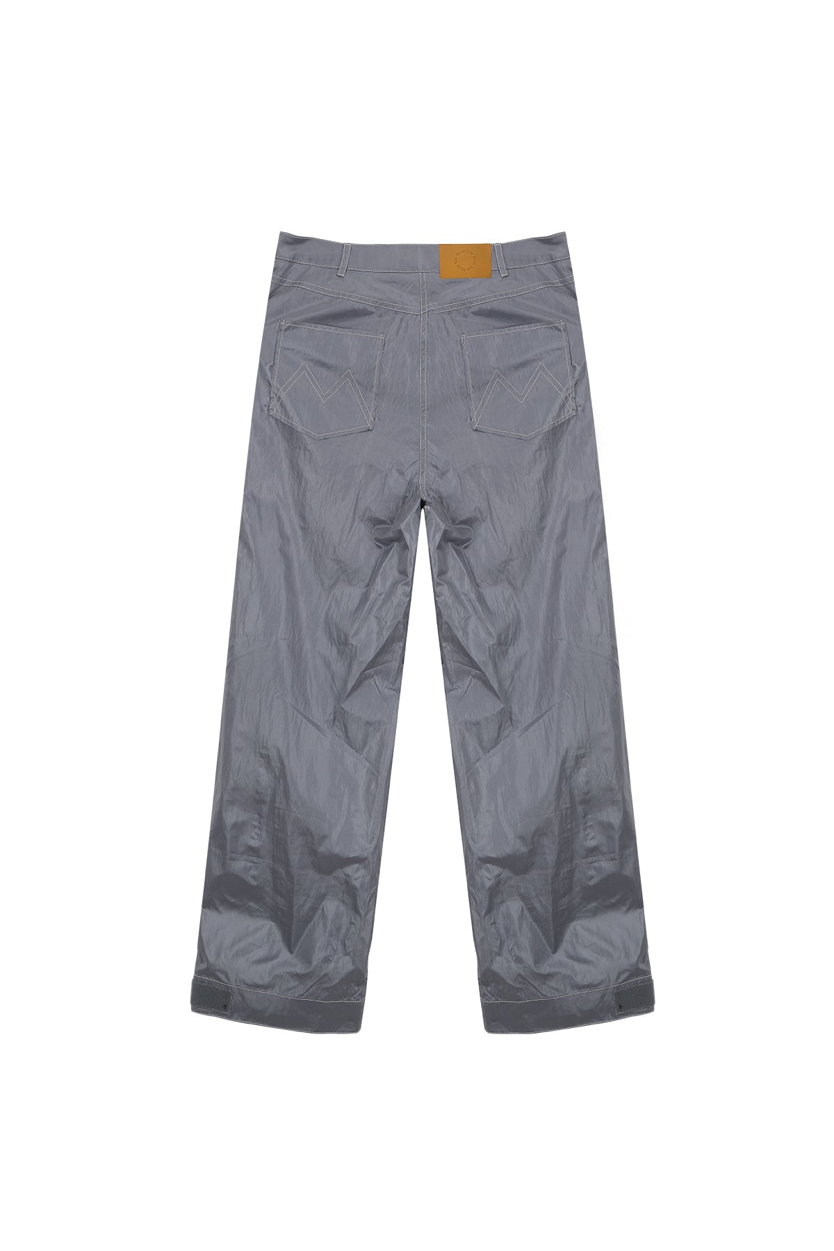 Matin Kim - Stitch Detailed Trucker Pants (Grey) product image 2 | TRAB K-Fashion Australia