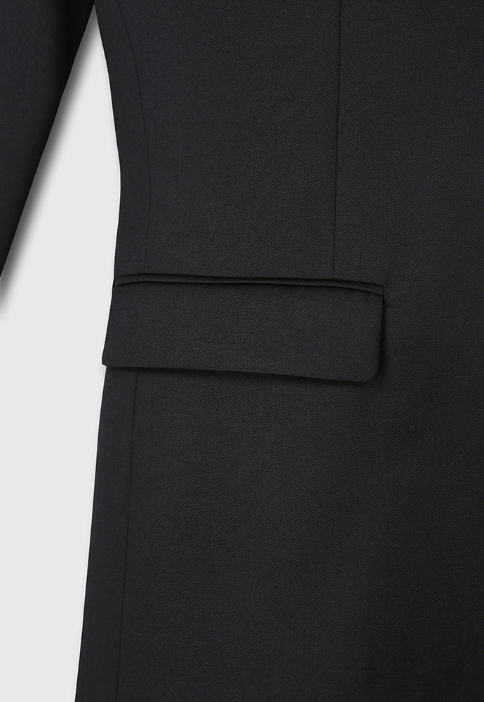 Tonywack - Virgin Wool Relaxed Tailored Jacket (Black) product image 13 | TRAB K-Fashion Australia