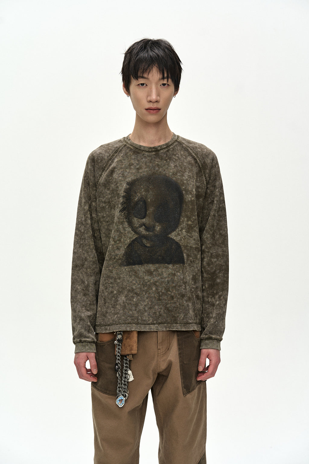 Andersson Bell - Andersson Bell X Brain Dead Keychain Wallet (Tan) product image 3 | TRAB K-Fashion Australia