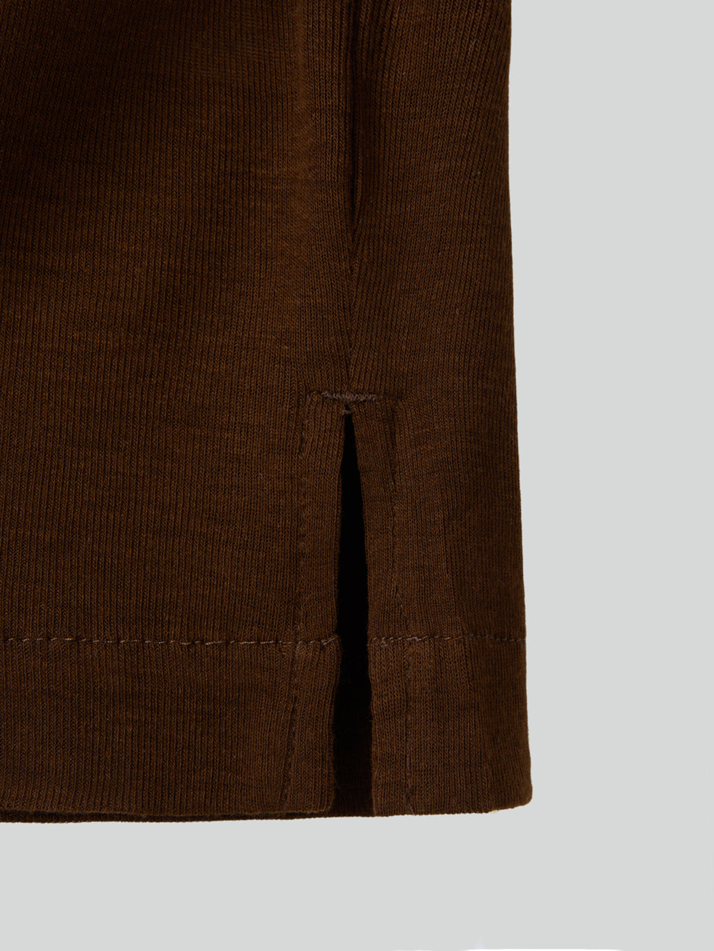 Recto - Slim Fit Jersey Shirt (Brown) product image 9 | TRAB K-Fashion Australia