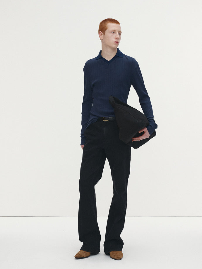 Tonywack - Flared-Leg Tailored Jeans (Washed Black) product image 4 | TRAB K-Fashion Australia