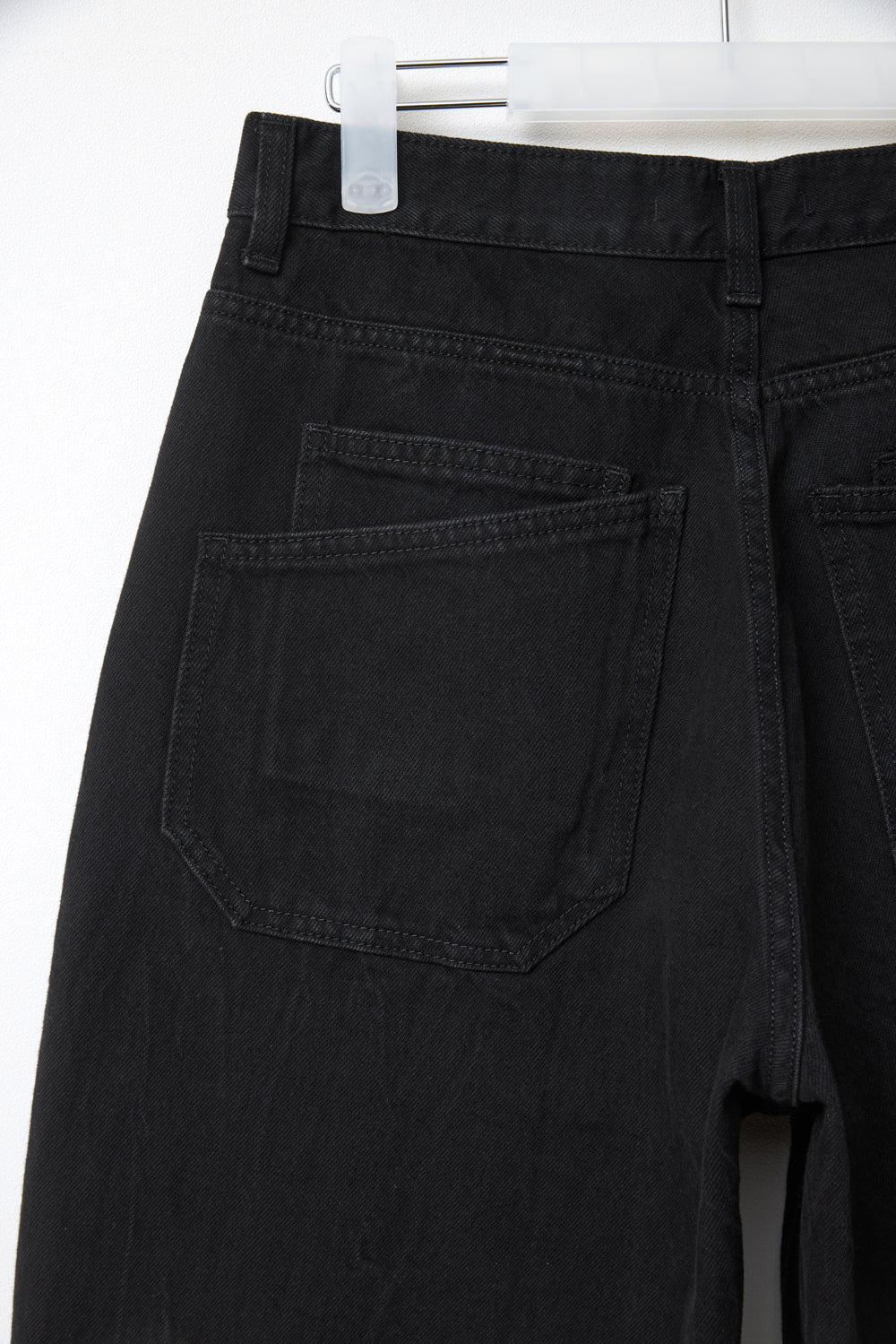 Hatchingroom - Bermuda Denim Shorts Crinkle (Black) product image 5 | TRAB K-Fashion Australia