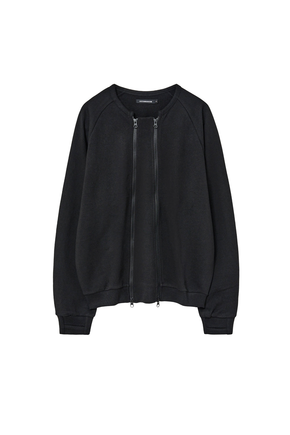 Hatchingroom - Dual Zip Cardigan (Black) product image 1 | TRAB K-Fashion Australia