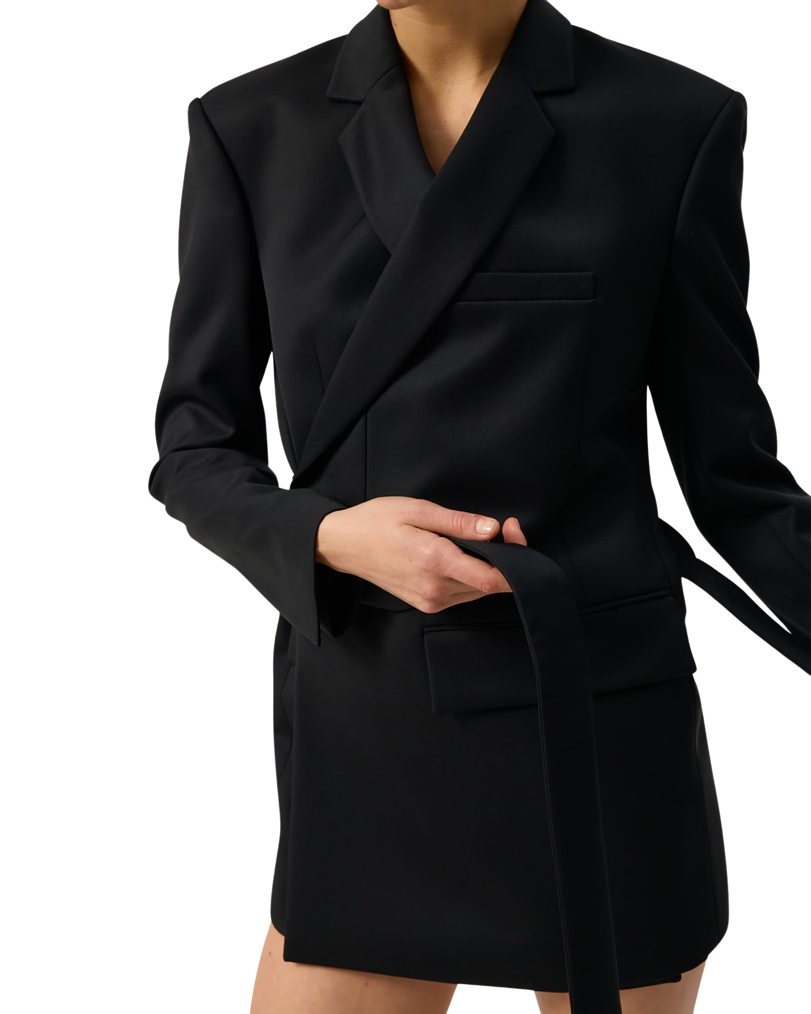 Kimhe Kim - Id Double-Breasted Blazer (Black) product image 11 | TRAB K-Fashion Australia