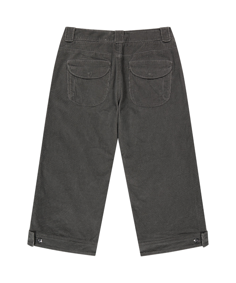 Coyseio - Rustic Corduroy Capri Pants (Charcoal) product image 10 | TRAB K-Fashion Australia