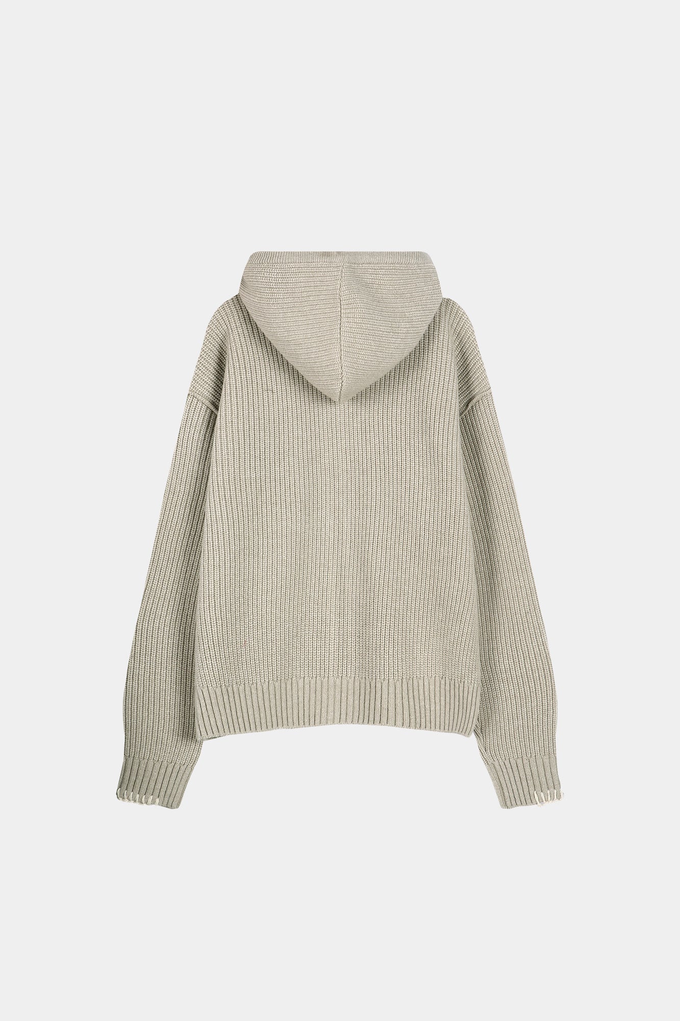 Andersson Bell - Unisex Heart Logo Hood Zip-Up Sweater (Beige) product image 16 | TRAB K-Fashion Australia