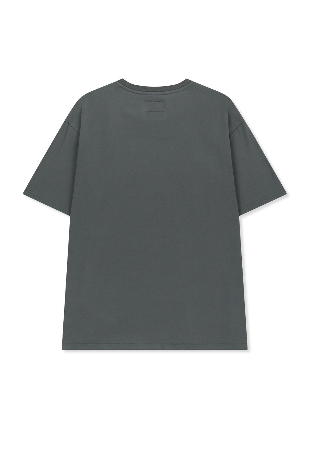 Matin Kim - Applique Felt Logo Top (Charcoal) product image 2 | TRAB K-Fashion Australia
