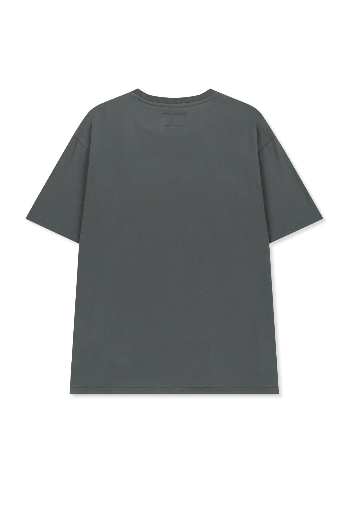 Matin Kim - Applique Felt Logo Top (Charcoal) product image 2 | TRAB K-Fashion Australia