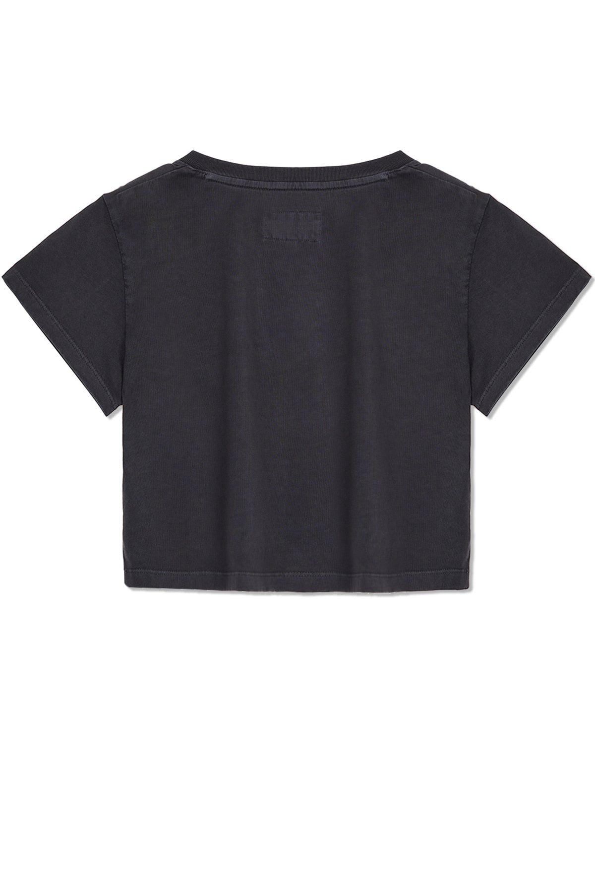 Matin Kim - Pigment Logo Crop Top (Dark Grey) product image 2 | TRAB K-Fashion Australia