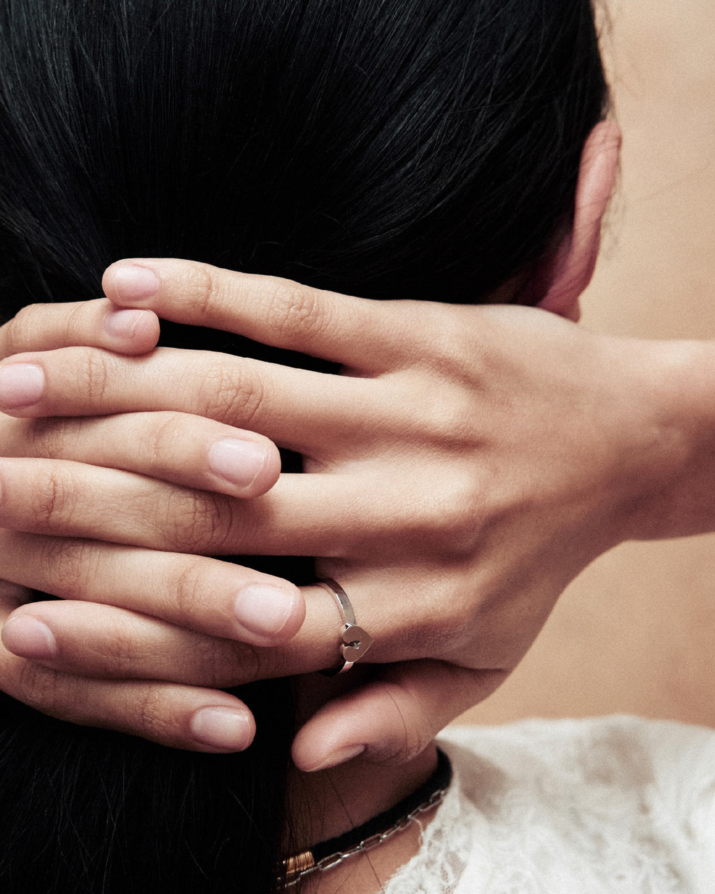 Numbering - Heart Stackable Ring #8504 product image 2 | TRAB K-Fashion Australia
