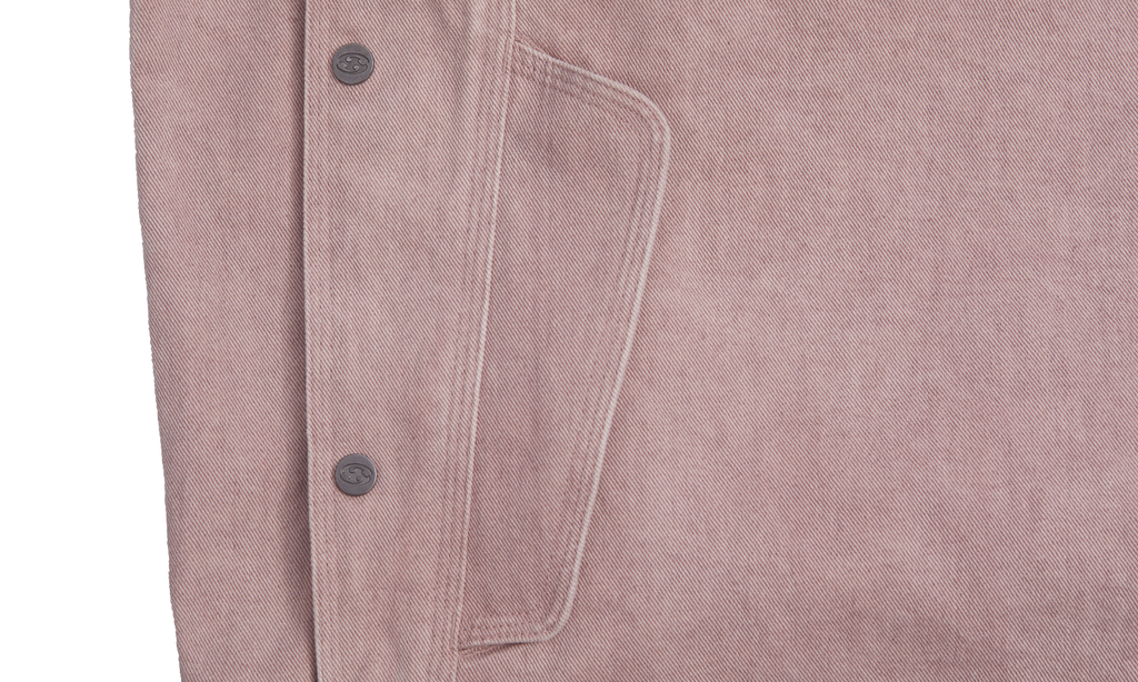 San San Gear - Cotton Washed Hoodie Jacket (Ash Pink) product image 16 | TRAB K-Fashion Australia