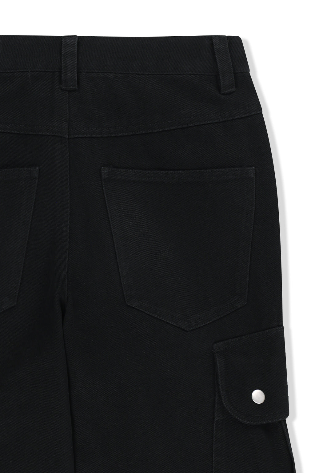 Matin Kim - Multi Hook Bootcut Cargo Pants (Black) product image 6 | TRAB K-Fashion Australia