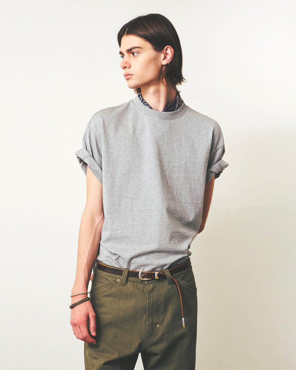 Eastlogue - Ea Basic T-shirts (Melange Grey) product image 3 | TRAB K-Fashion Australia