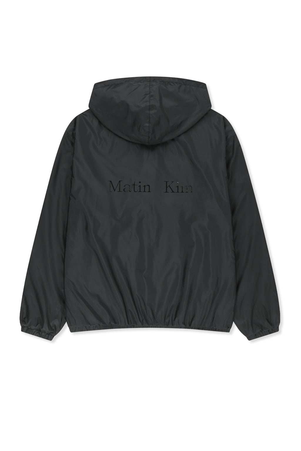 Matin Kim - Double Face Hoody Zip Up (Black) product image 2 | TRAB K-Fashion Australia