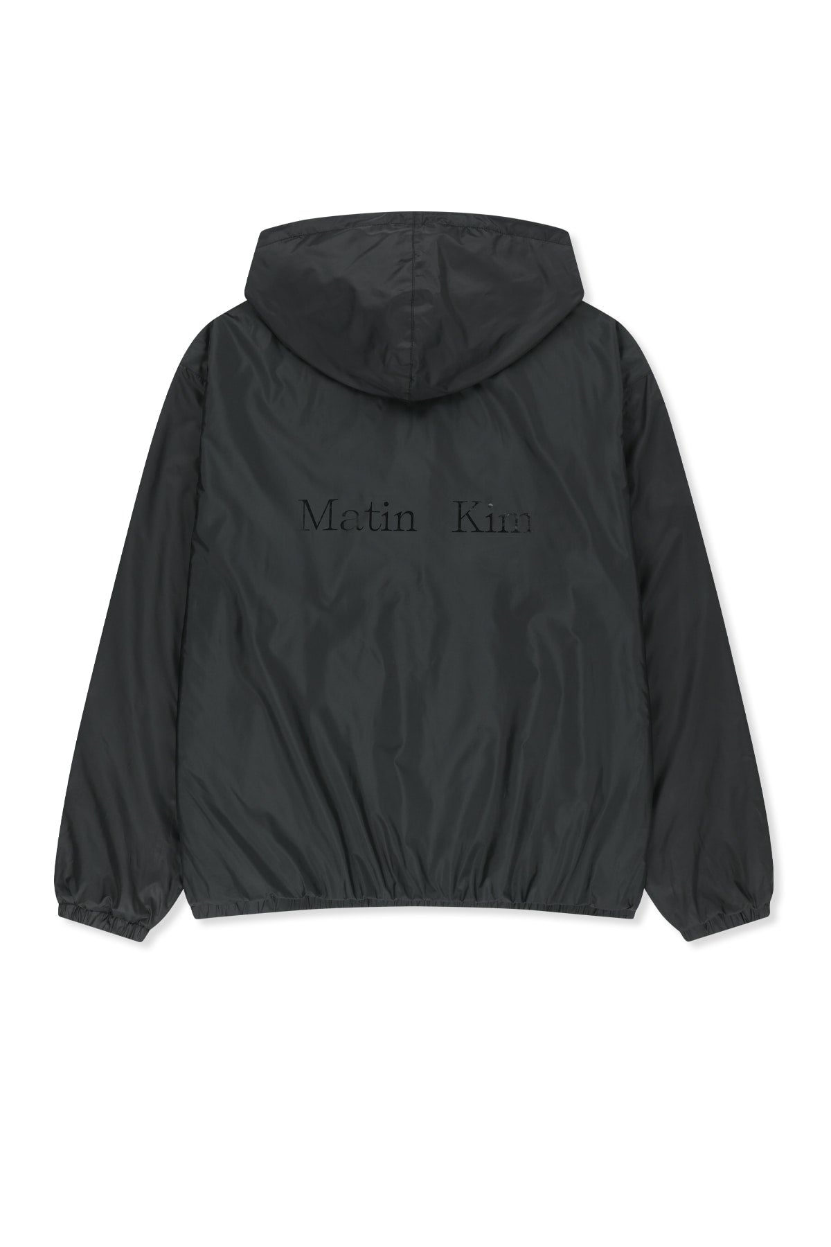 Matin Kim - Double Face Hoody Zip Up (Black) product image 2 | TRAB K-Fashion Australia