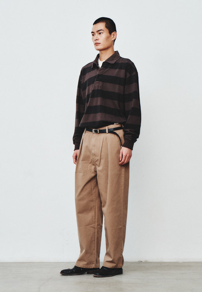 Art if acts - Garment Dyed Rugby Tee (Mud) product image 2 | TRAB K-Fashion Australia