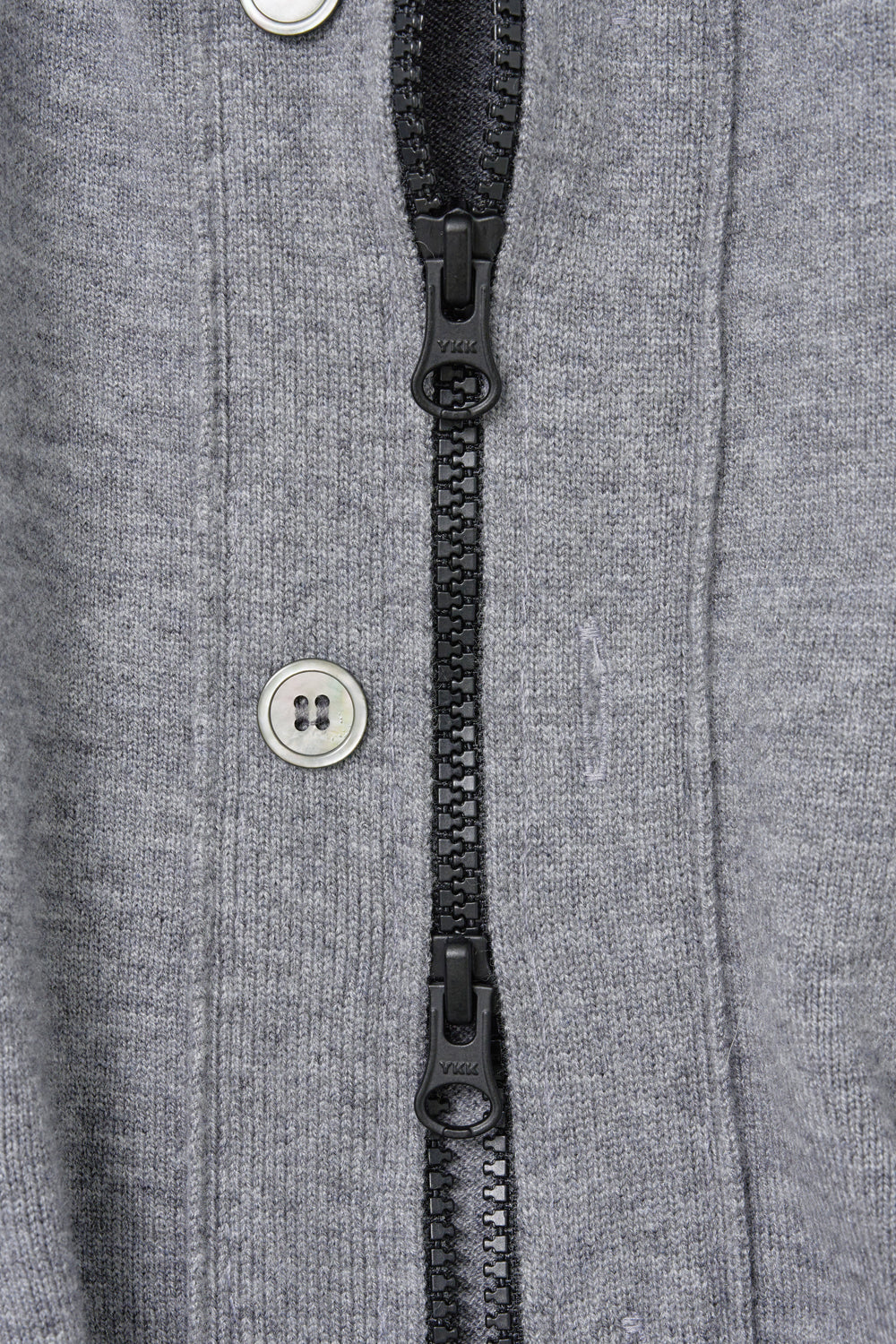 Hatchingroom - Zip Cardigan (Grey) product image 4 | TRAB K-Fashion Australia