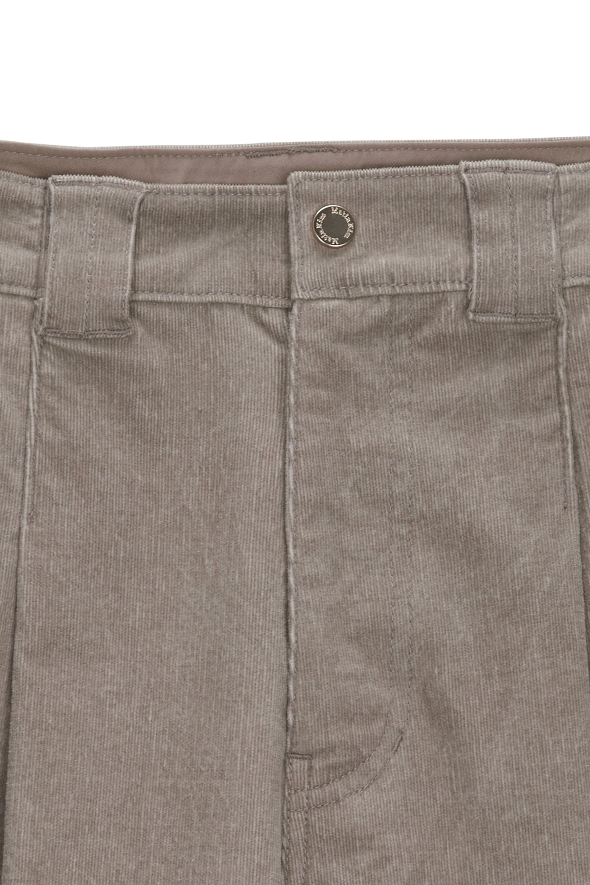 Matin Kim - Corduroy Tuck Point Wide Pants (Beige) product image 3 | TRAB K-Fashion Australia