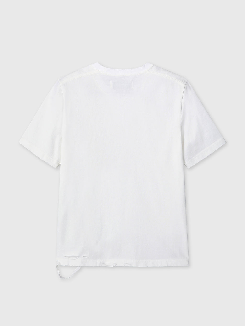 Tonywack - Hand Distressed Vintage Cotton T-Shirt (White) product image 10 | TRAB K-Fashion Australia