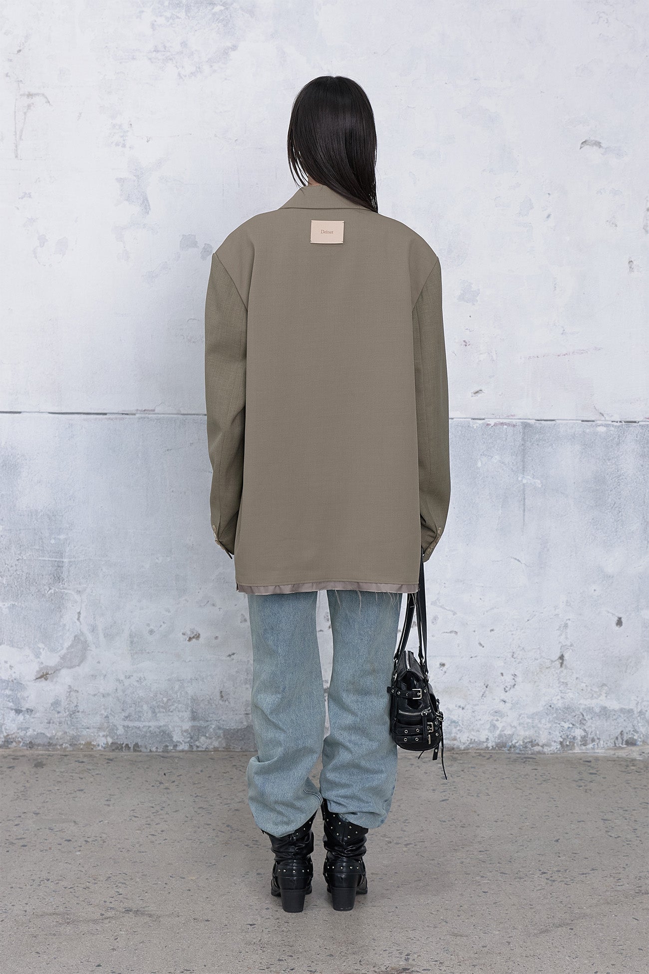 Deinet - Lowcut Blazer (Khaki Beige) product image 3 | TRAB K-Fashion Australia