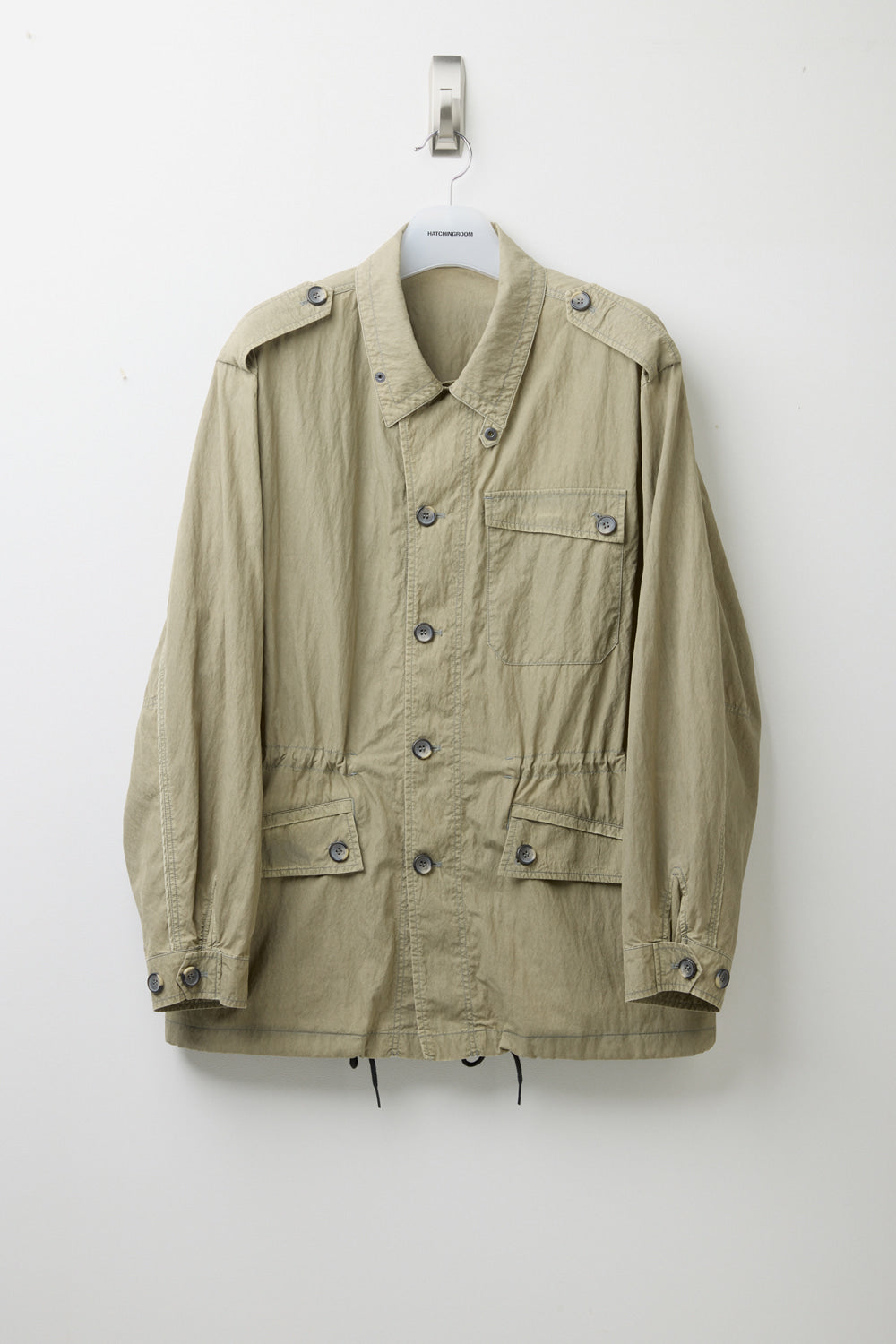 Hatchingroom - Parachute Jacket (Bleached Olive) product image 1 | TRAB K-Fashion Australia