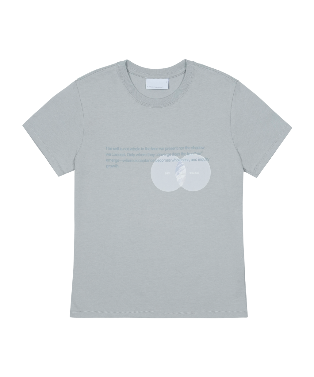 San San Gear - Mind T-Shirt_0 (Light Grey) product image 1 | TRAB K-Fashion Australia