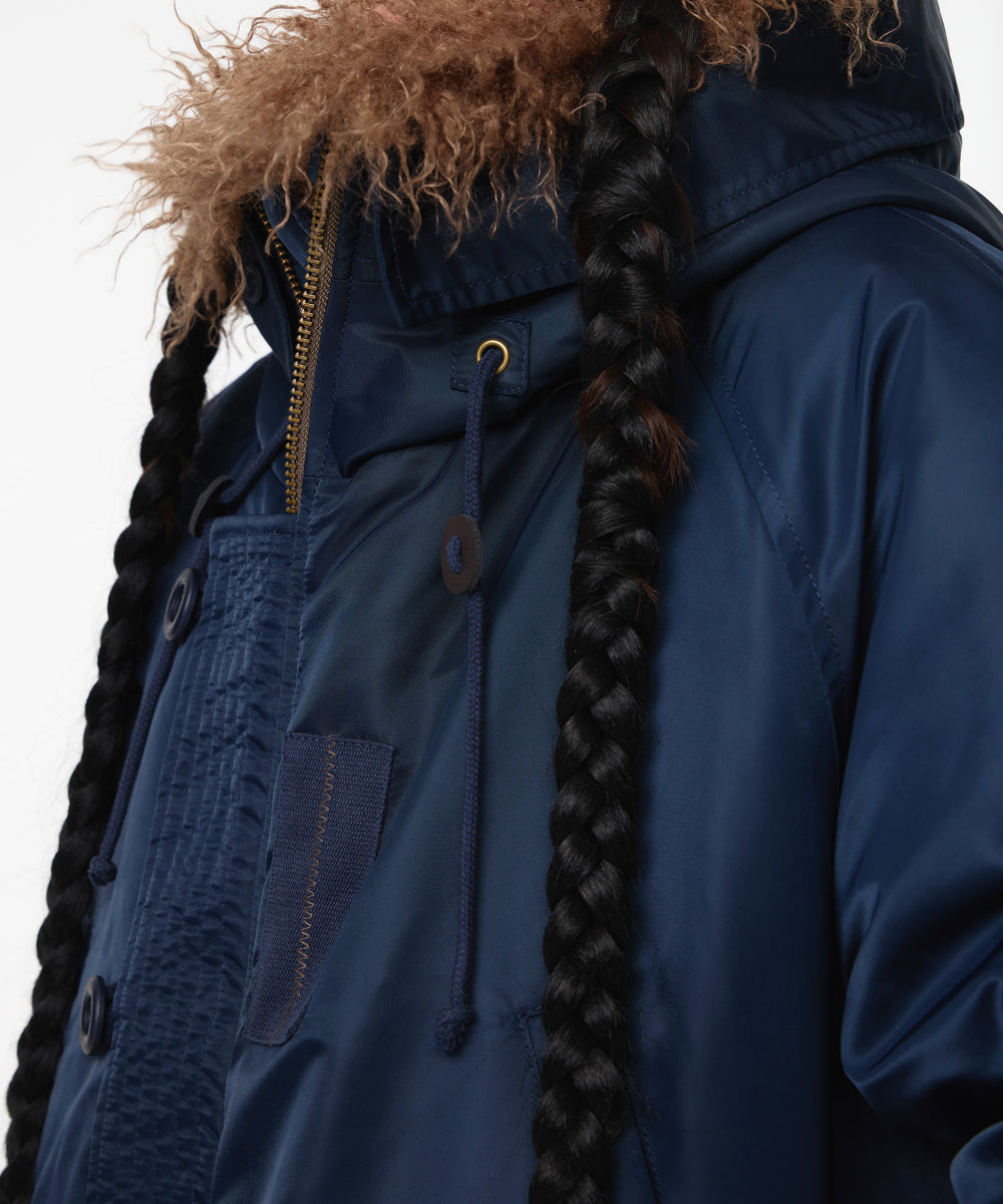 Coyseio - Hooded Field Down Jacket (Navy) product image 7 | TRAB K-Fashion Australia