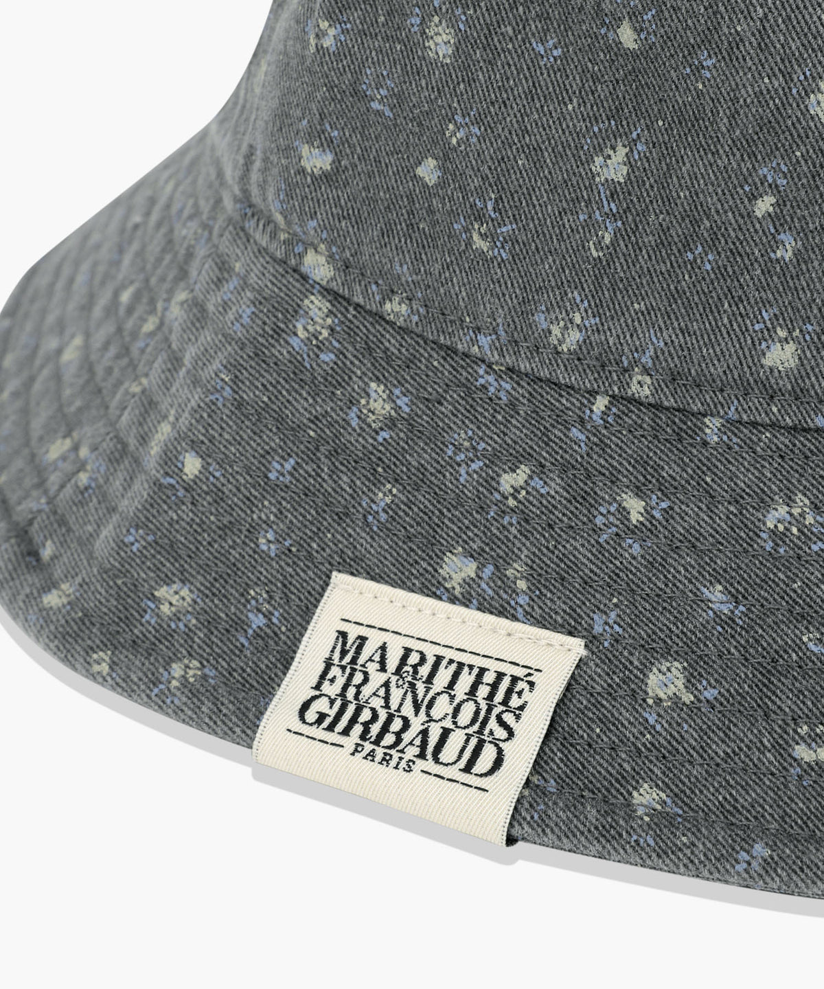 Marithe & Francois Girbaud - Classic Logo Flower Bucket Hat (Washed Black) product image 3 | TRAB K-Fashion Australia