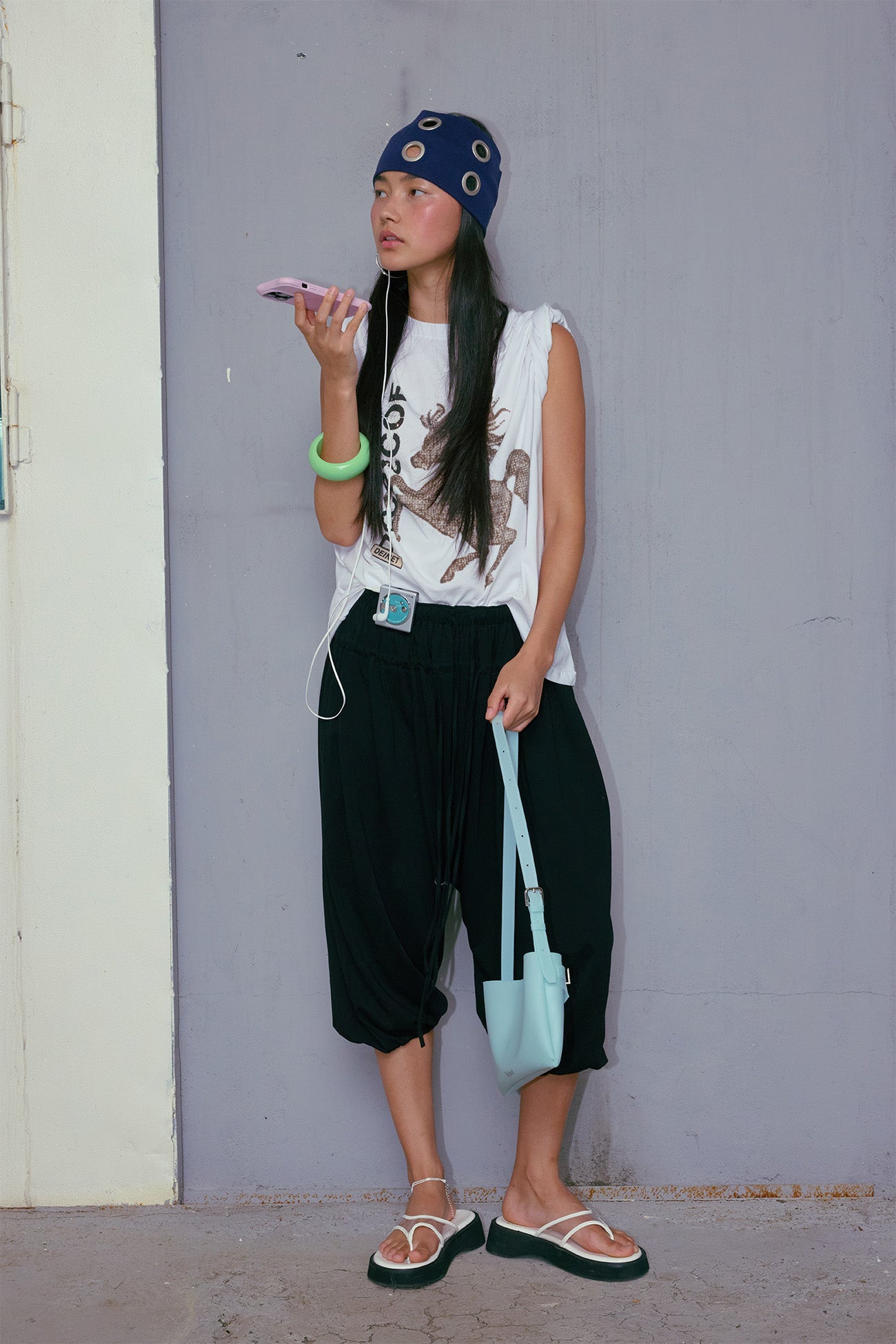 Deinet - Horse Graphic T-Shirt (White) product image 6 | TRAB K-Fashion Australia
