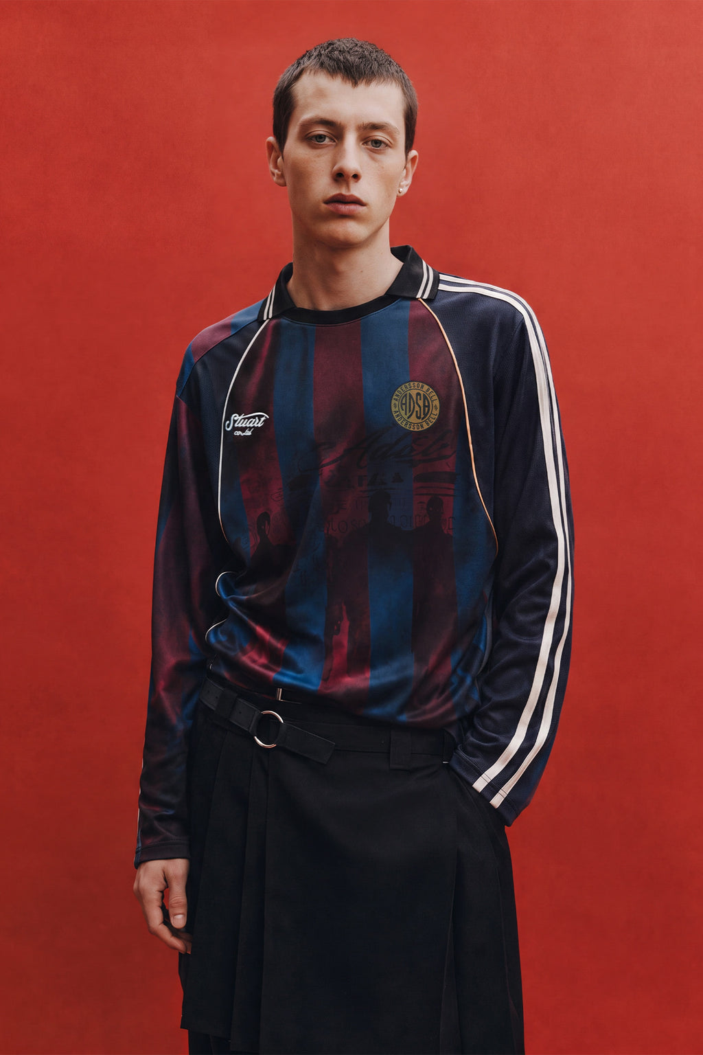 Andersson Bell - [Pre-Order – Ships September 18] Reworked Football Long Sleeve T-Shirt (multi) (Multi) product image 2 | TRAB K-Fashion Australia