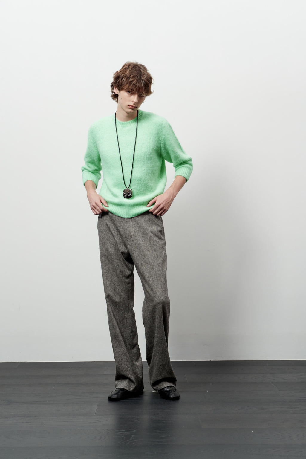 Stu - Boucle Quarter Sleeve (Mint) product image 11 | TRAB K-Fashion Australia