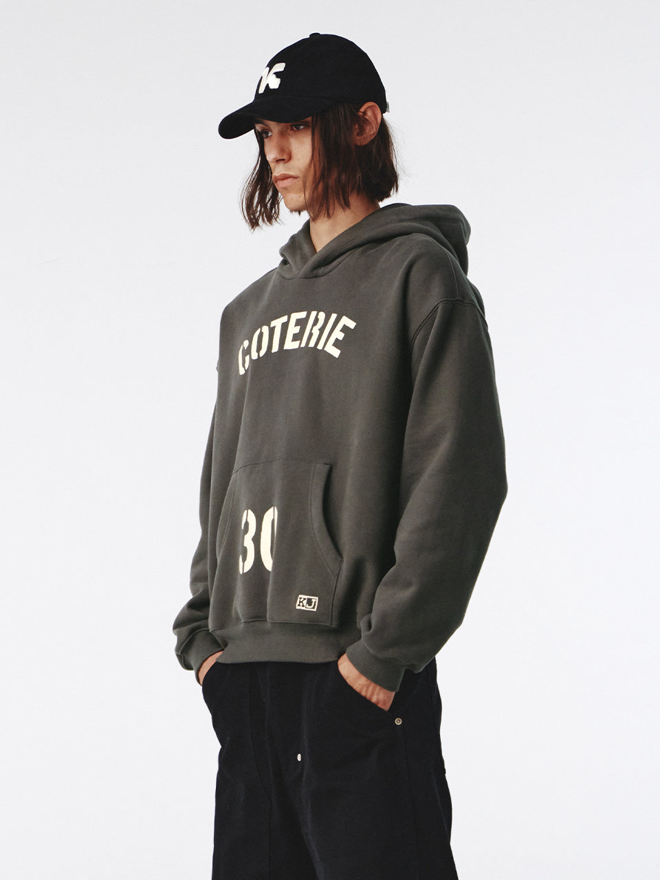 Kijun - COTERIE Hoodie (Charcoal) product image 2 | TRAB K-Fashion Australia
