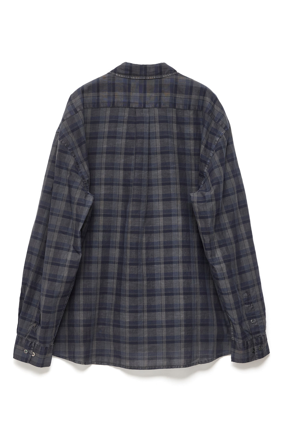 Hatchingroom - Classic Shirt (Dyed Blue/Charcoal) product image 2 | TRAB K-Fashion Australia