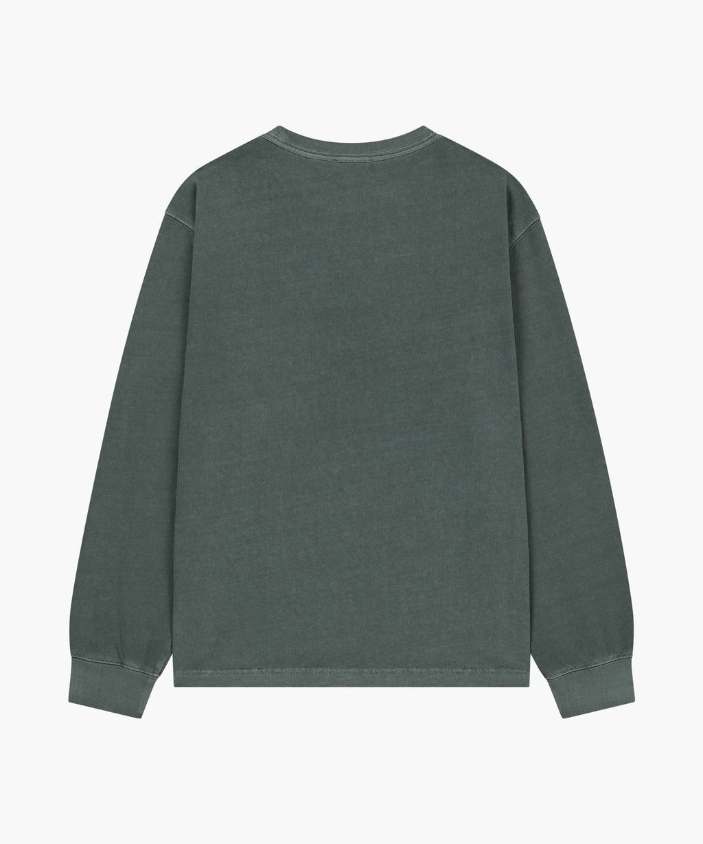 Marithe & Francois Girbaud - Doodle Classic Logo Washing Long Sleeve Tee (Charcoal) product image 6 | TRAB K-Fashion Australia