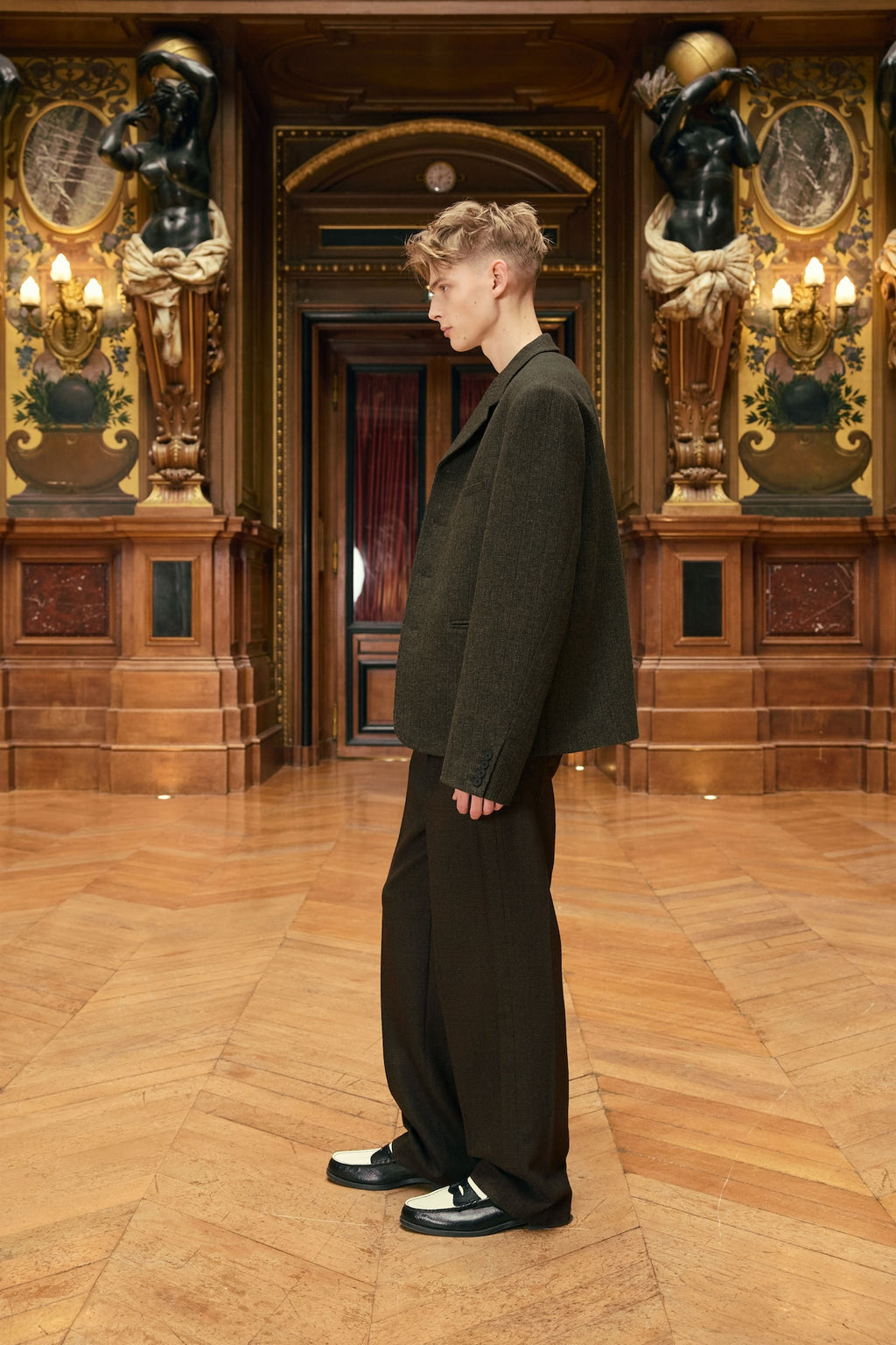 STU - 4 Button Single Breasted Jacket (Khaki) product image 9 | TRAB K-Fashion Australia