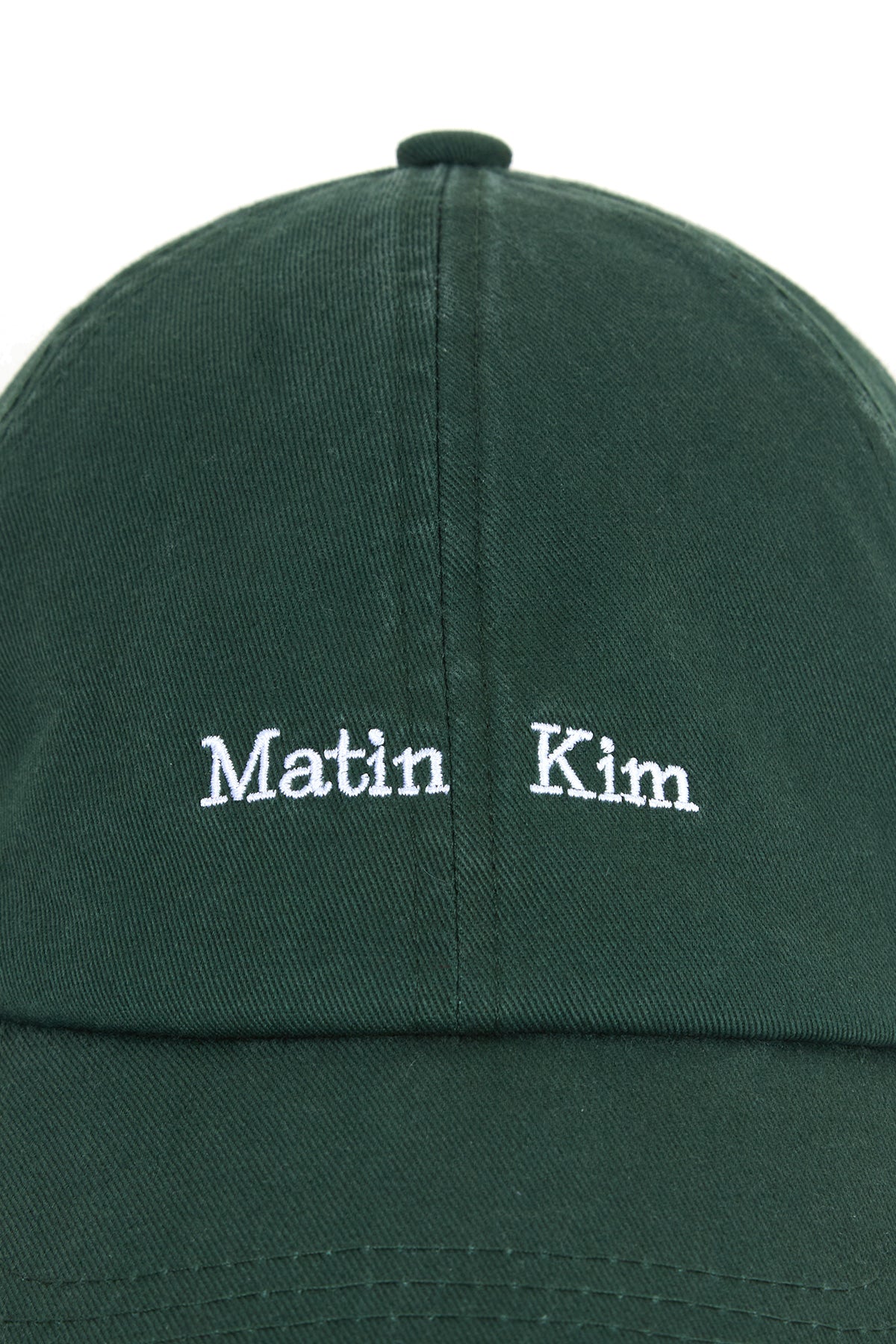 Matin Kim - Matin Mini Classic Logo Ball Cap (Green) product image 4 | TRAB K-Fashion Australia