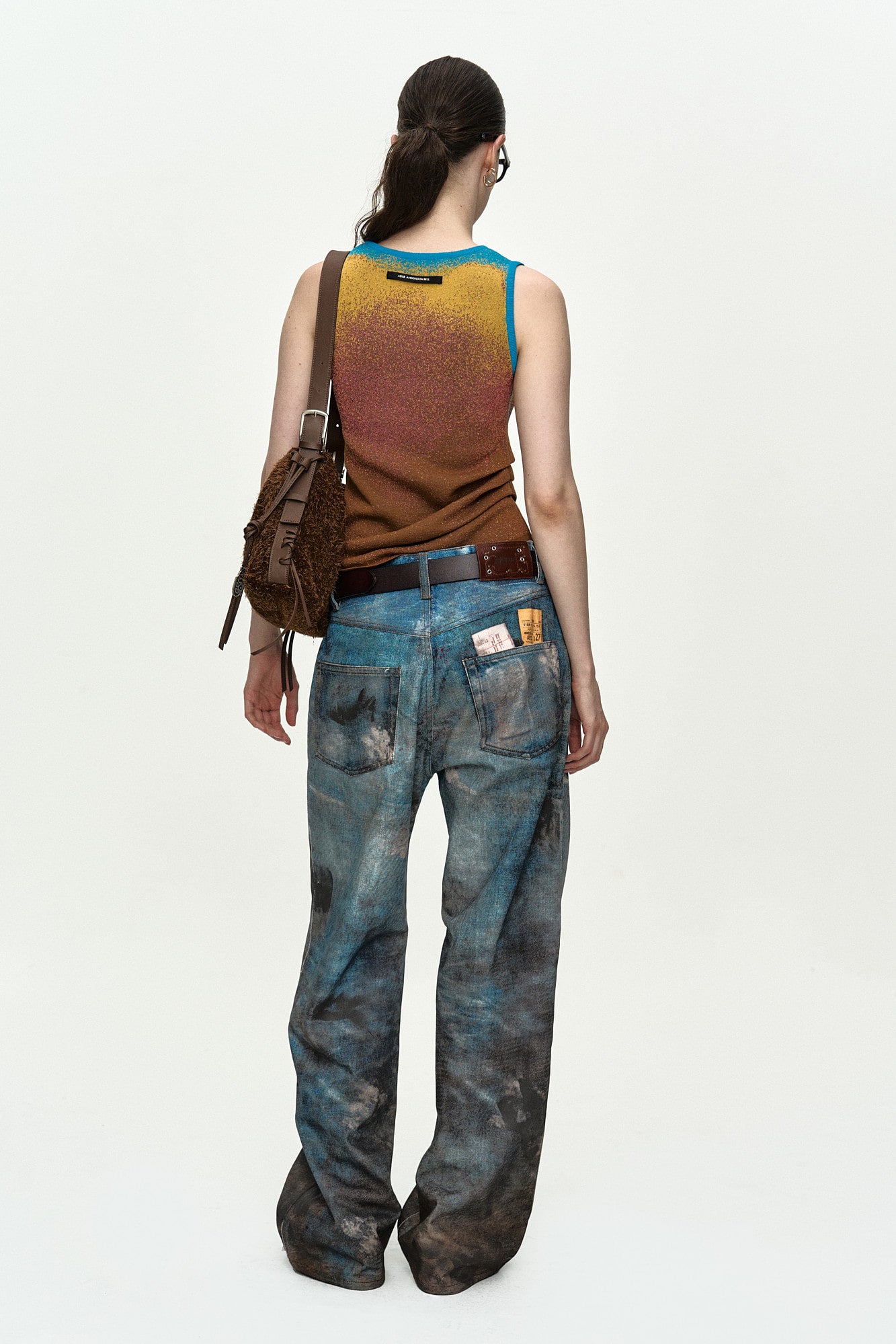 Andersson Bell - Airbrush Asym Tank Top (Multi) product image 4 | TRAB K-Fashion Australia