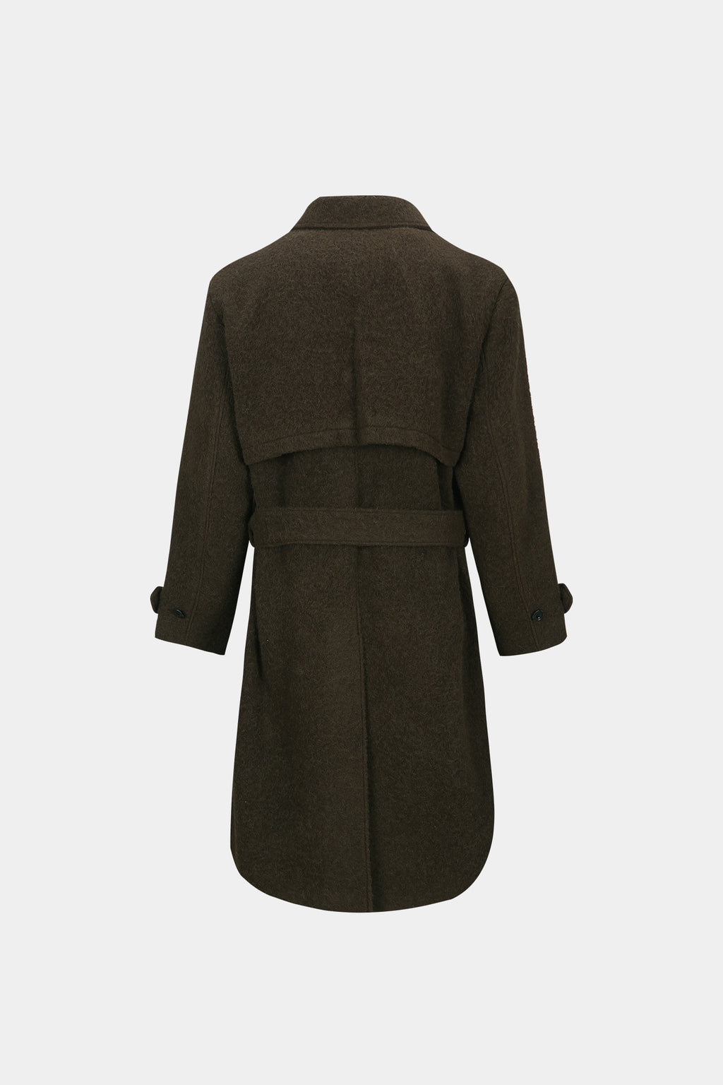 Andersson Bell - Mattia Shaggy Wool Robe Coat (Brown) product image 15 | TRAB K-Fashion Australia