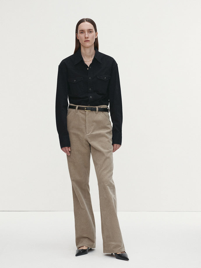 Tonywack - Corduroy Flared Pants (Pale Beige) product image 4 | TRAB K-Fashion Australia