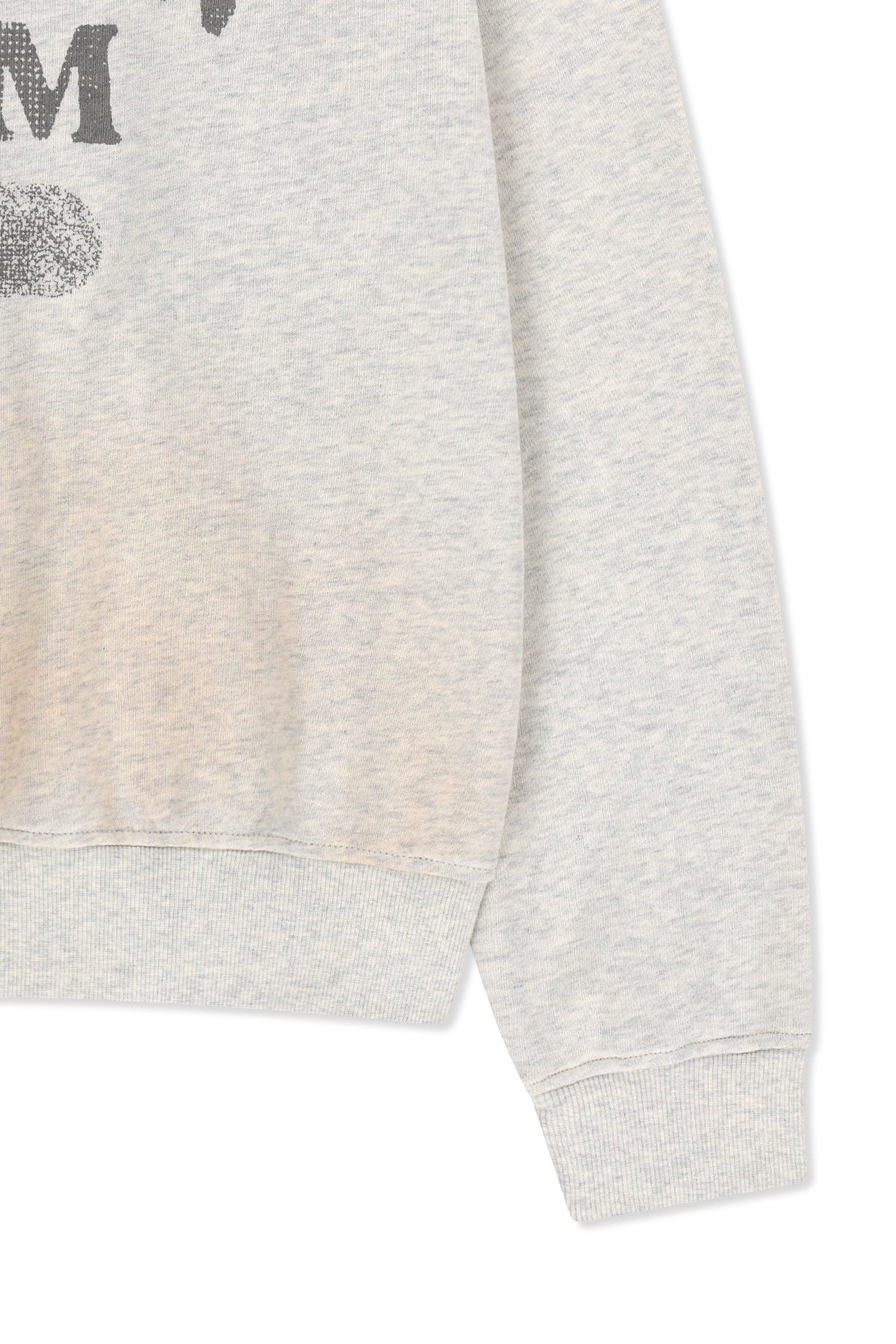 Matin Kim - Vintage Spray Logo Sweatshirt (Light Beige) product image 4 | TRAB K-Fashion Australia