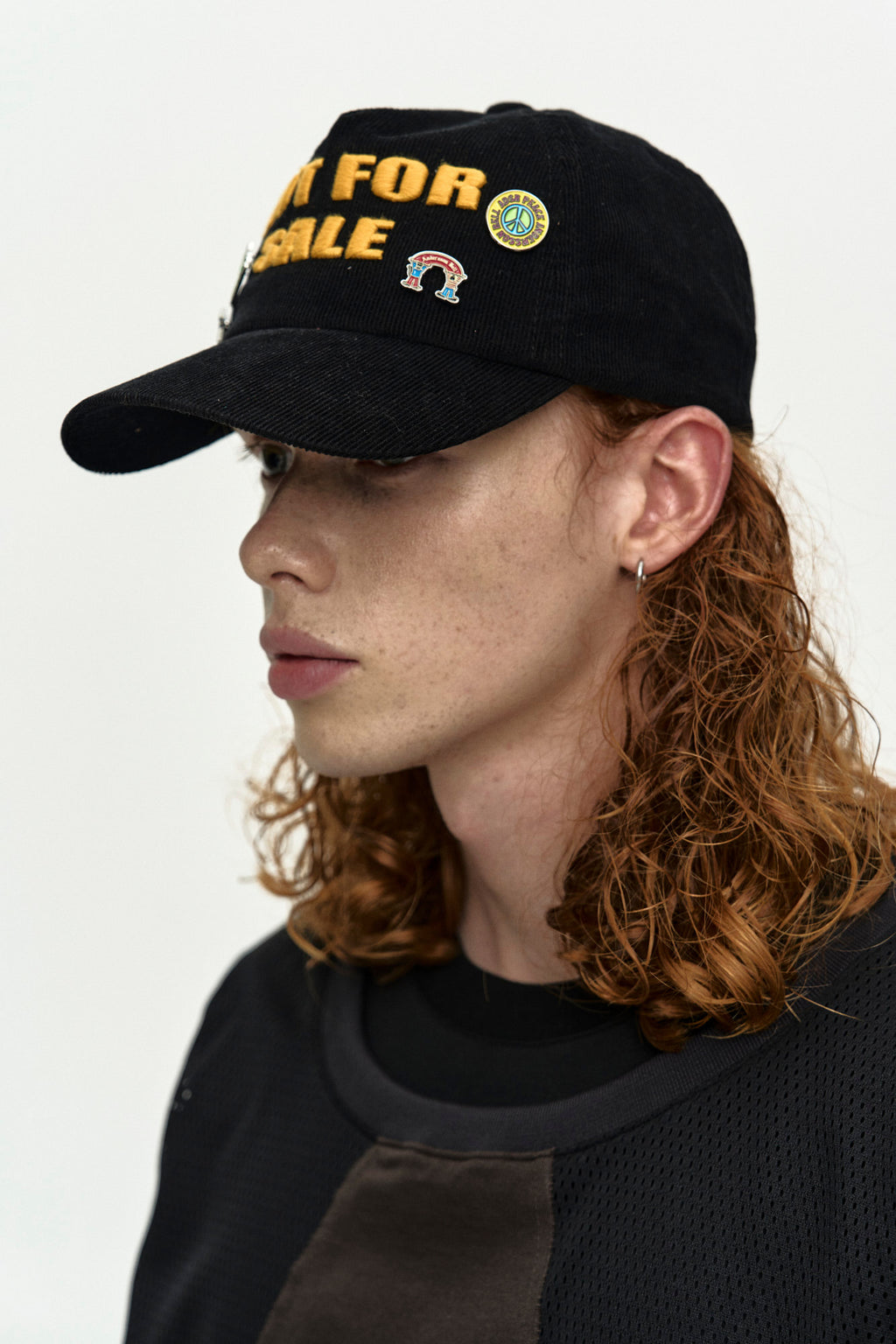 Andersson Bell - Unisex Not For Sale Badge Cap (Black) product image 2 | TRAB K-Fashion Australia