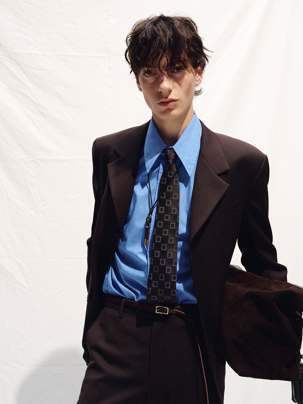 Tonywack - Wool Blend Tailored Blazer (Deep Brown) product image 8 | TRAB K-Fashion Australia