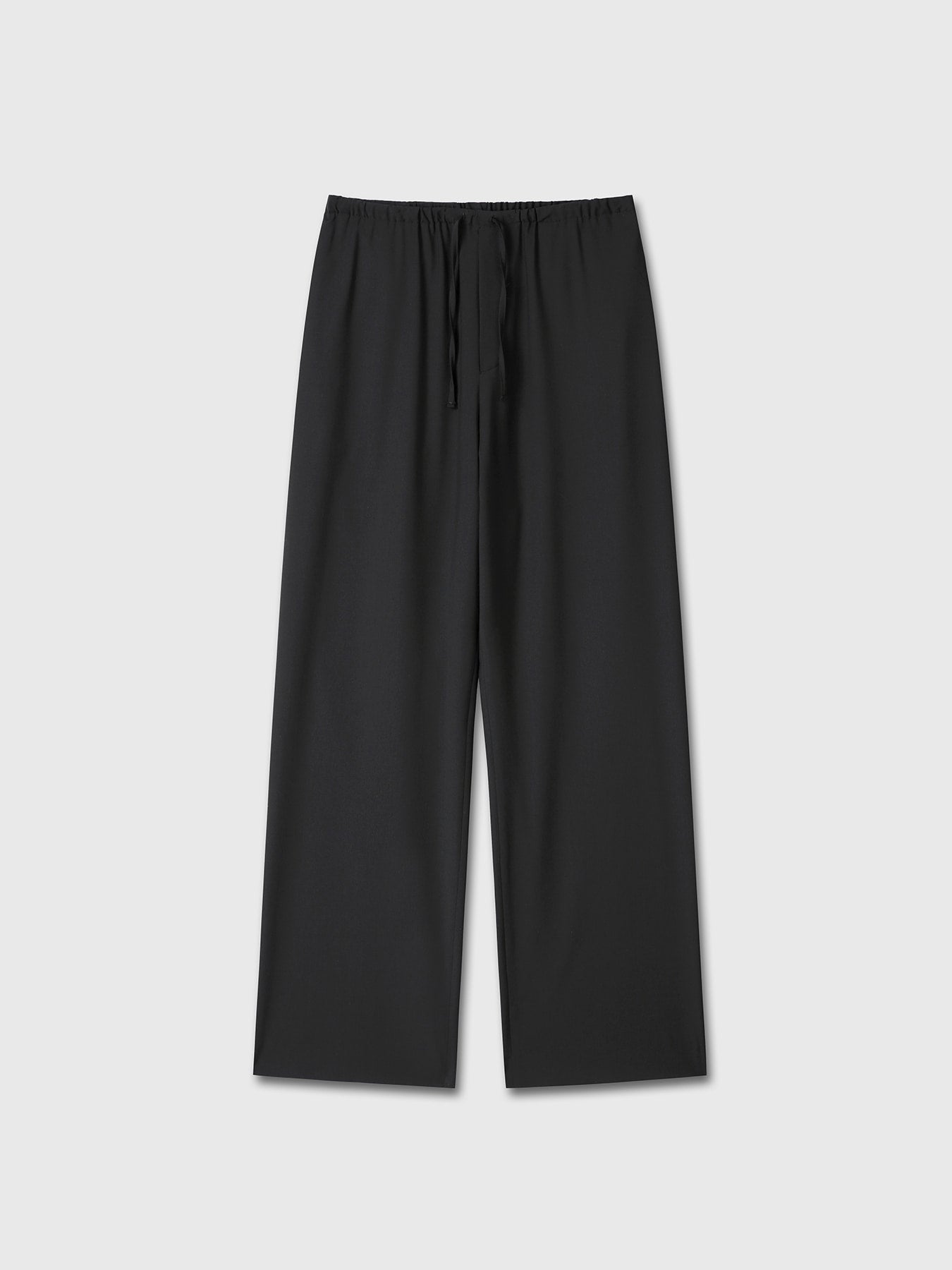 Tonywack - Tropical Wool Drawstring Pants (Black) product image 7 | TRAB K-Fashion Australia