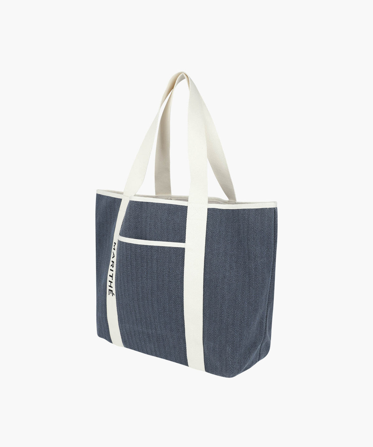Marithe & Francois Girbaud - Regular Logo Big Cotton Bag (Navy) product image 2 | TRAB K-Fashion Australia