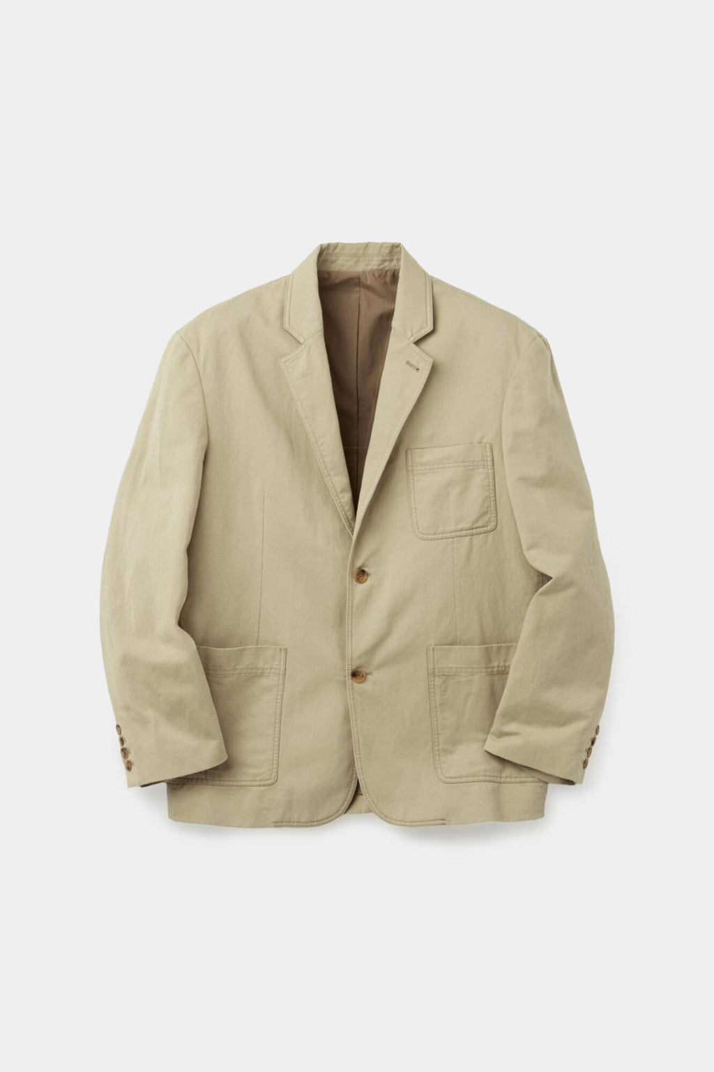 Coor - Washed Linen Blend Two Button Blazer (Beige) product image 1 | TRAB K-Fashion Australia