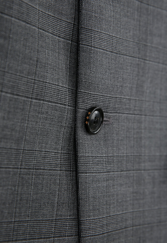 Tonywack - Crudo 3-Button Single Blazer (Mid Grey Check) product image 9 | TRAB K-Fashion Australia