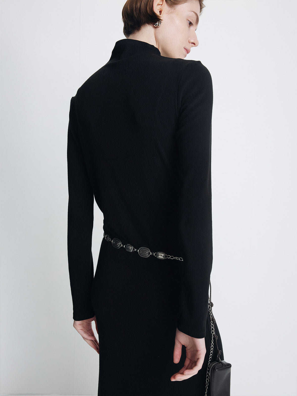 Tonywack - Draped Maxi Dress (Black) product image 6 | TRAB K-Fashion Australia
