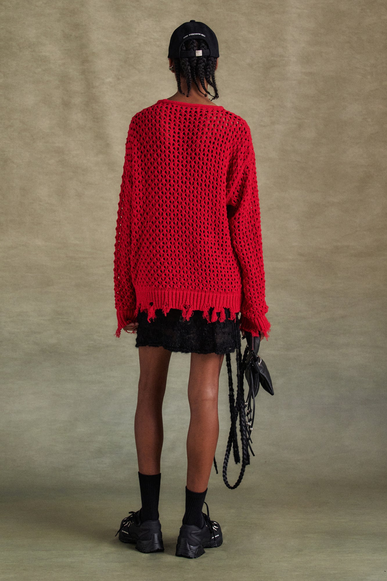 Andersson Bell - Unisex Kurt Star Cap (Black) product image 3 | TRAB K-Fashion Australia