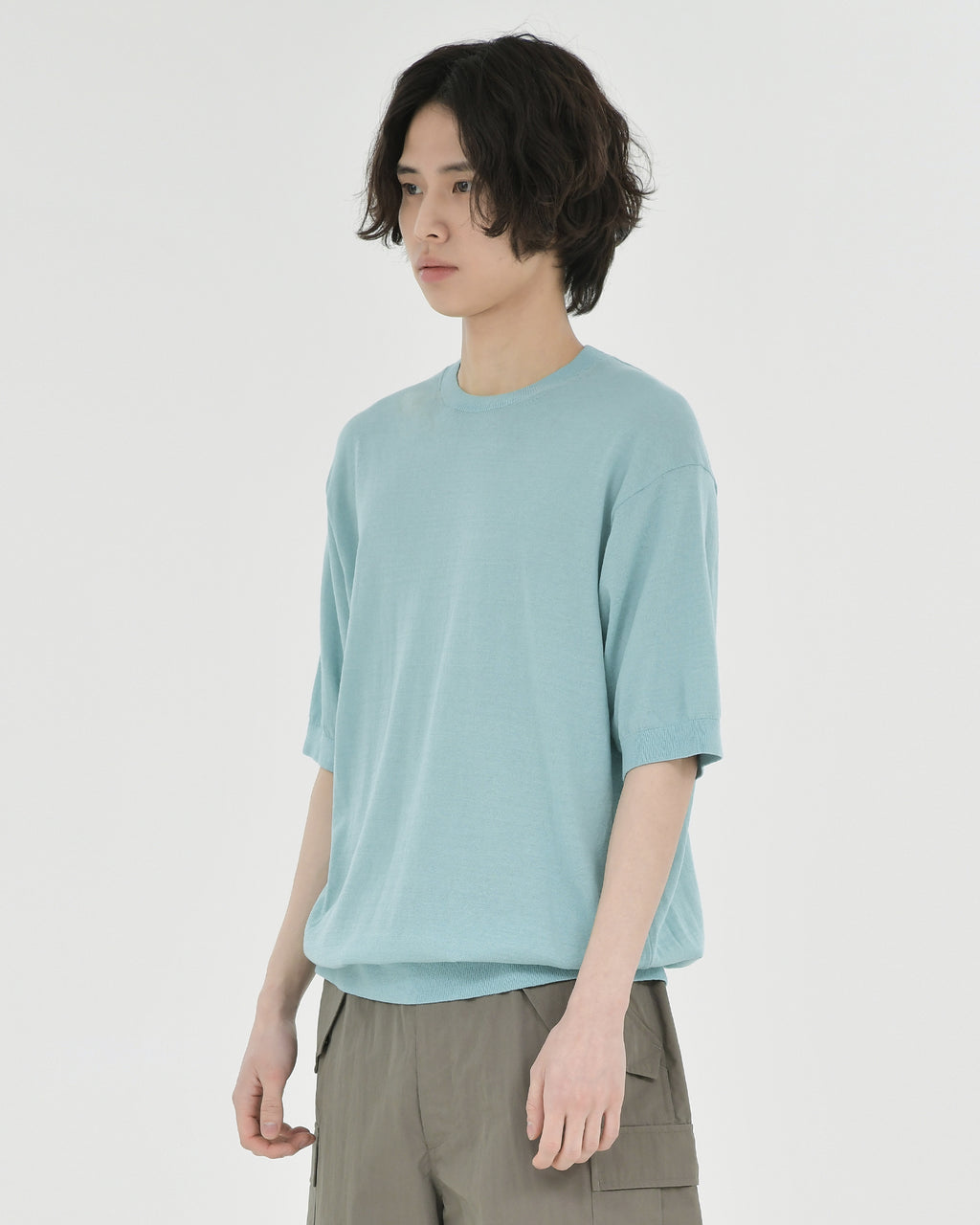 Brownyard - Supima Cotton Half Knit (Mint) product image 2 | TRAB K-Fashion Australia