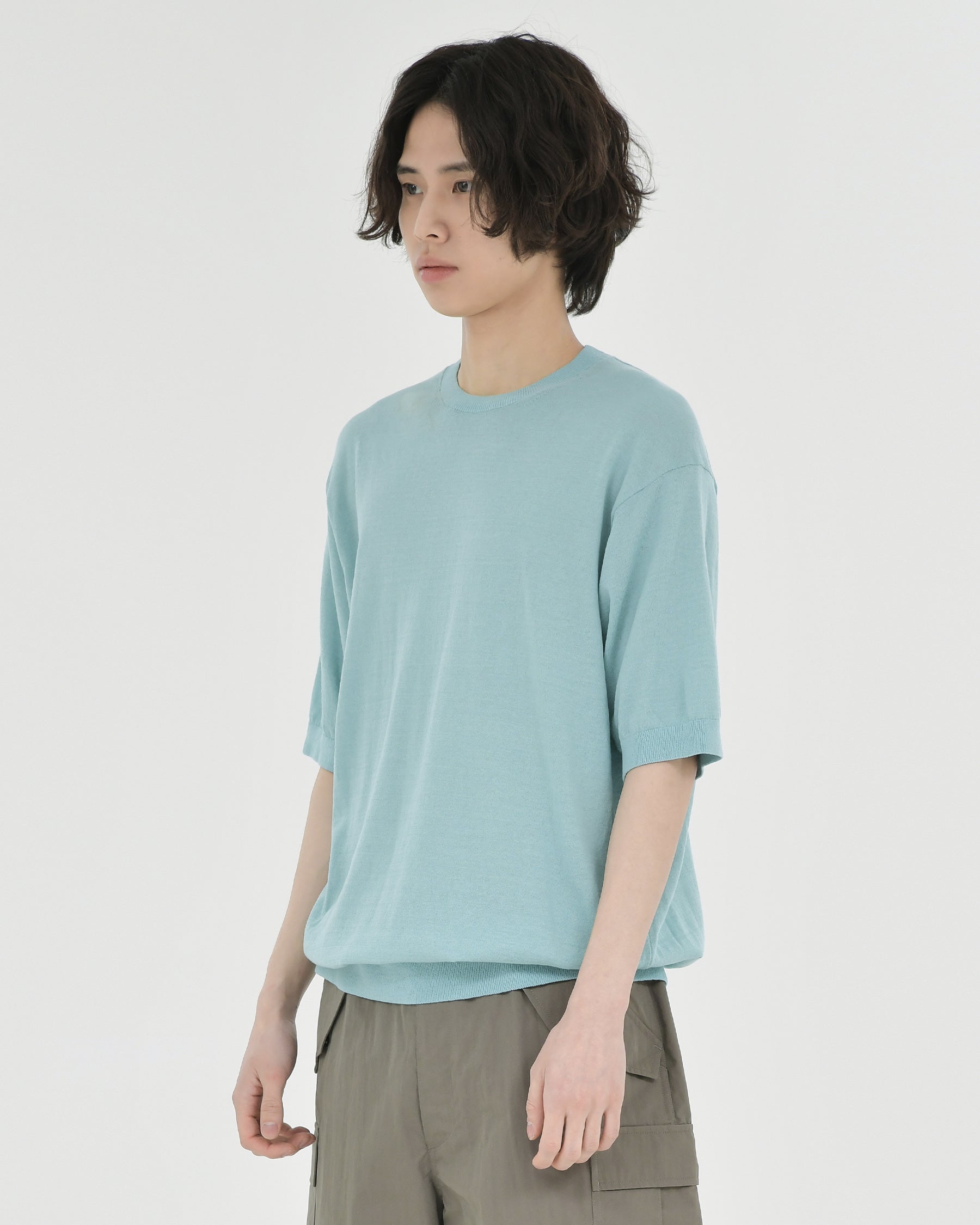 Brownyard - Supima Cotton Half Knit (Mint) product image 2 | TRAB K-Fashion Australia